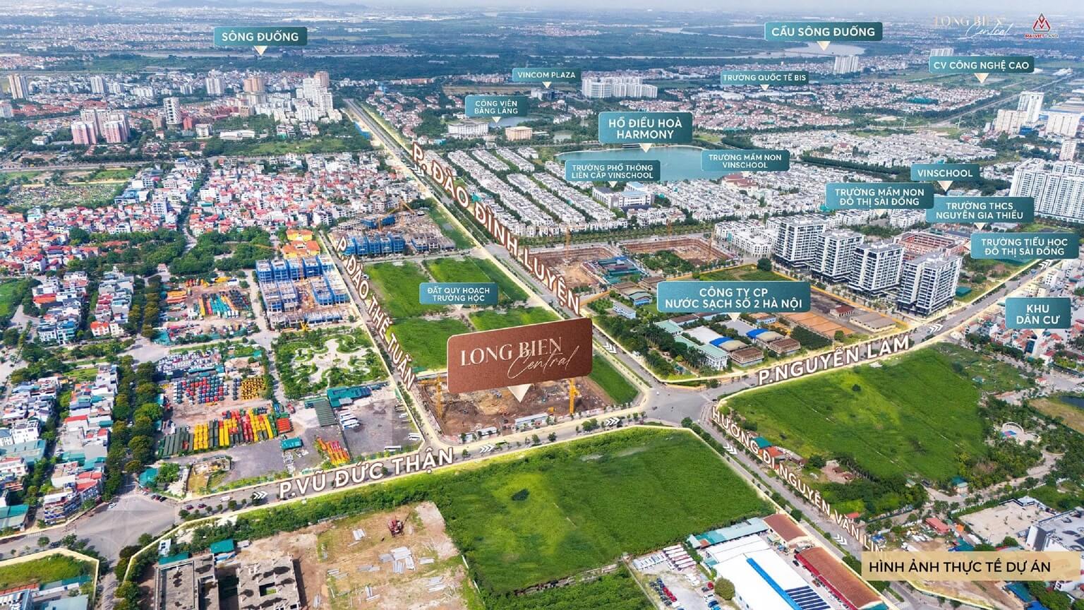 hình ảnh thực tế dự án long biên central
