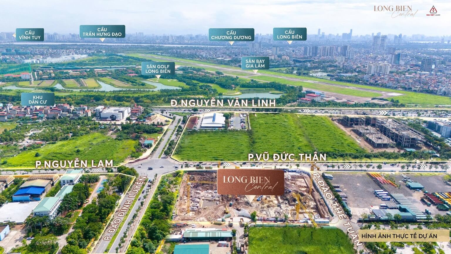hình ảnh thực tế dự án long biên central