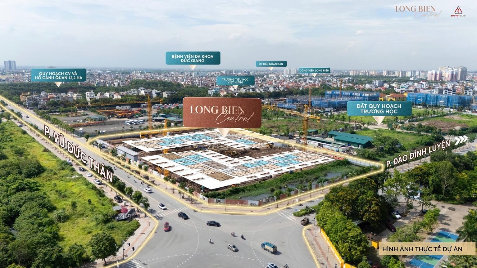hình ảnh thực tế dự án long biên central