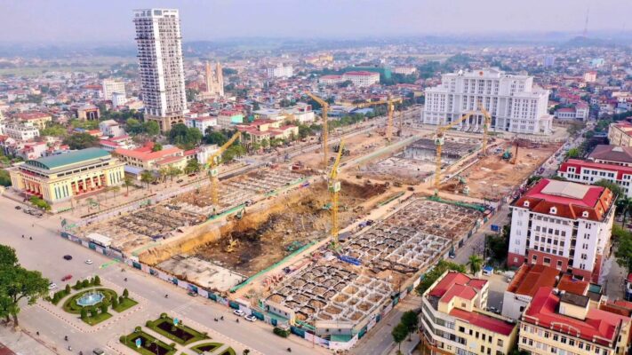 tiến độ dự án central square thái nguyên