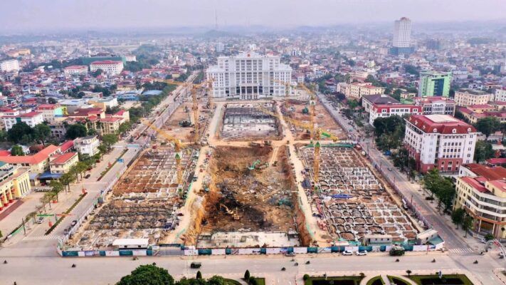 tiến độ dự án central square thái nguyên