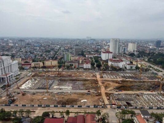 tiến độ dự án central square thái nguyên