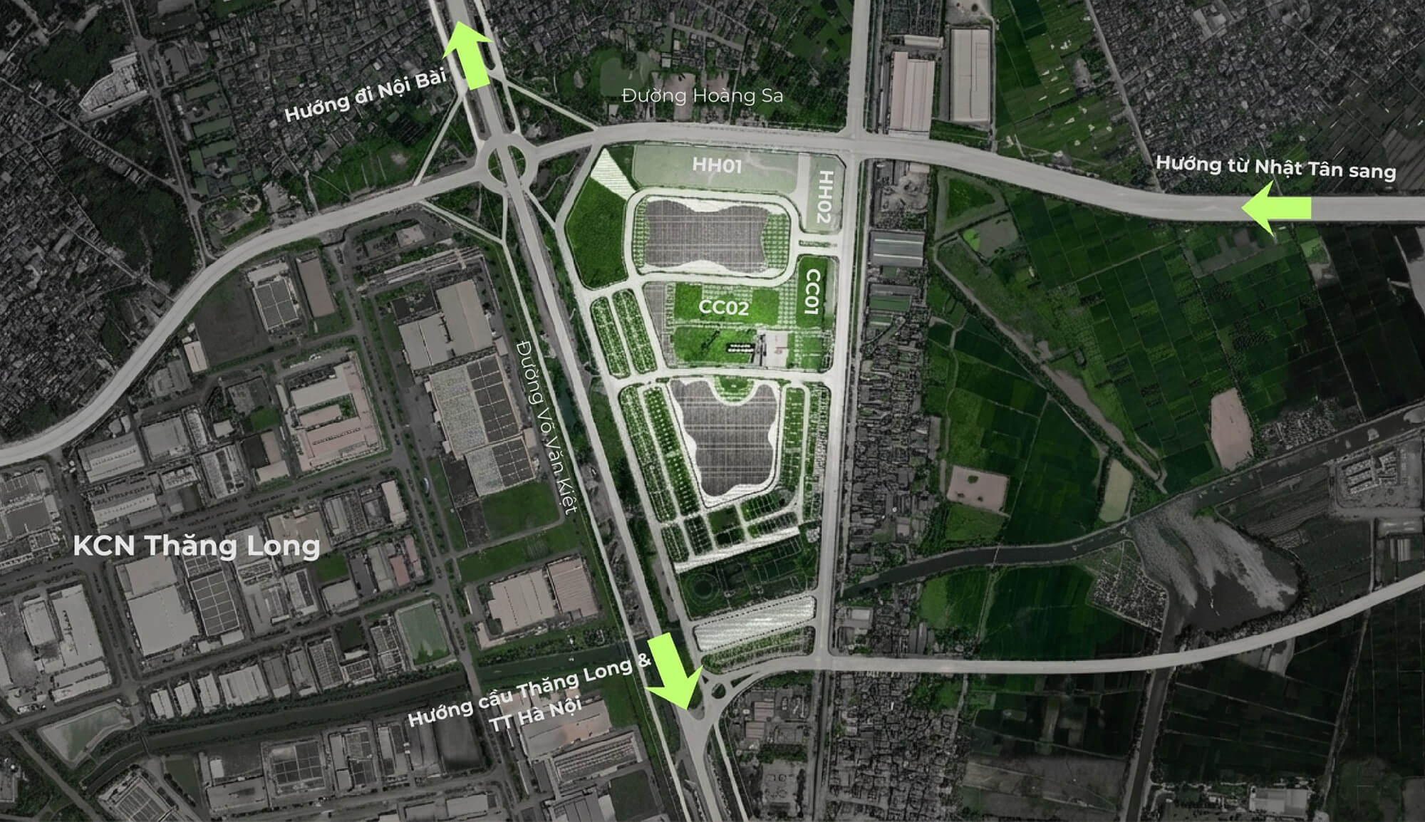 mặt bằng dự án the intercentral đông anh